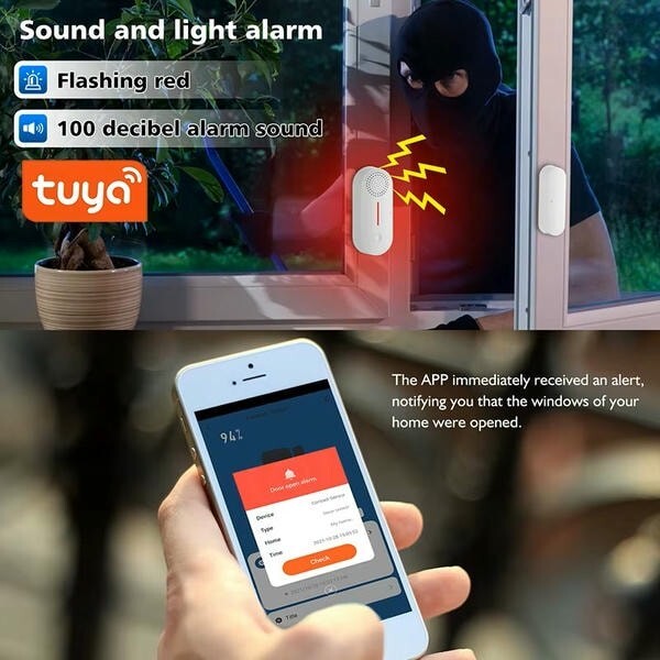 WiFi Door and Window Sensor with Custom Timer
