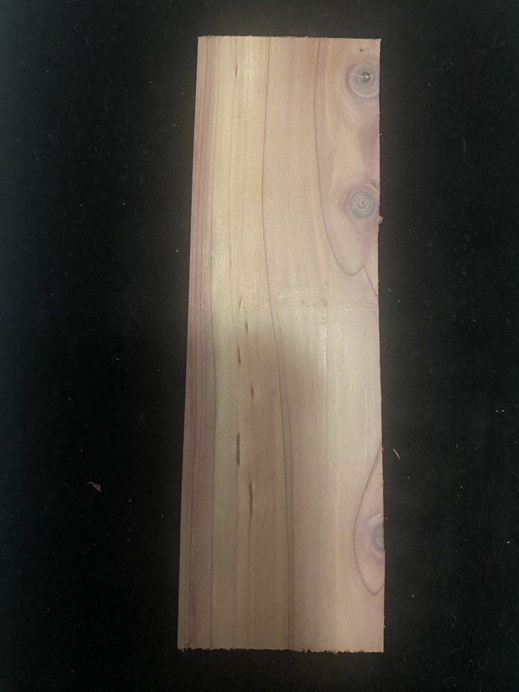 Cedar Knife Handle Block