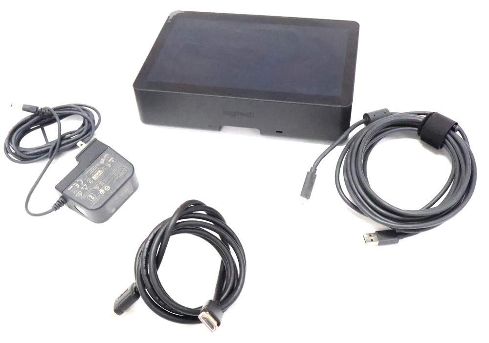 Logitech VU0053 Tap Touch Controller Video Conferencing w/ Cables