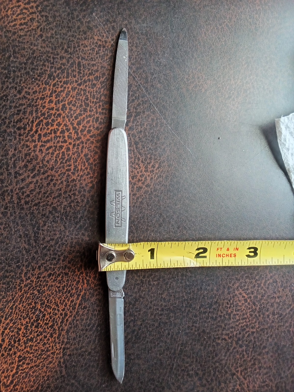 Vintage Schrade Walden NY USA 778 Gentleman's Pocket Knife Wilson Logo