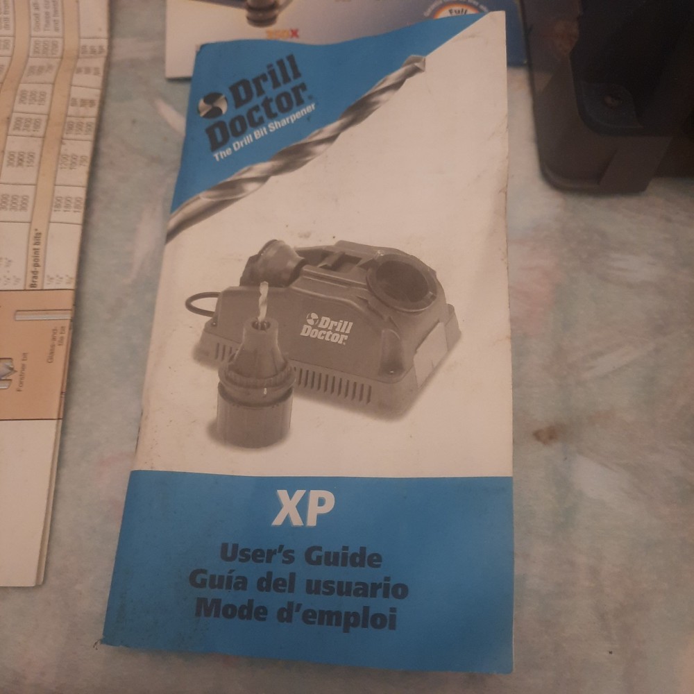 Drill Doctor XP2 Electric Drill Bit Sharpener Sharpens 3/32"-1/2" Bits. Tested!