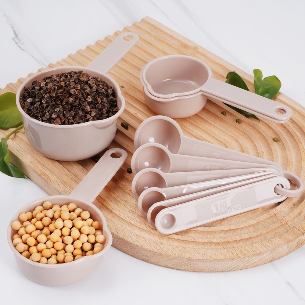 11 PCS Measuring Spoons and Cups Set Stackable Nesting Kitchen Tools