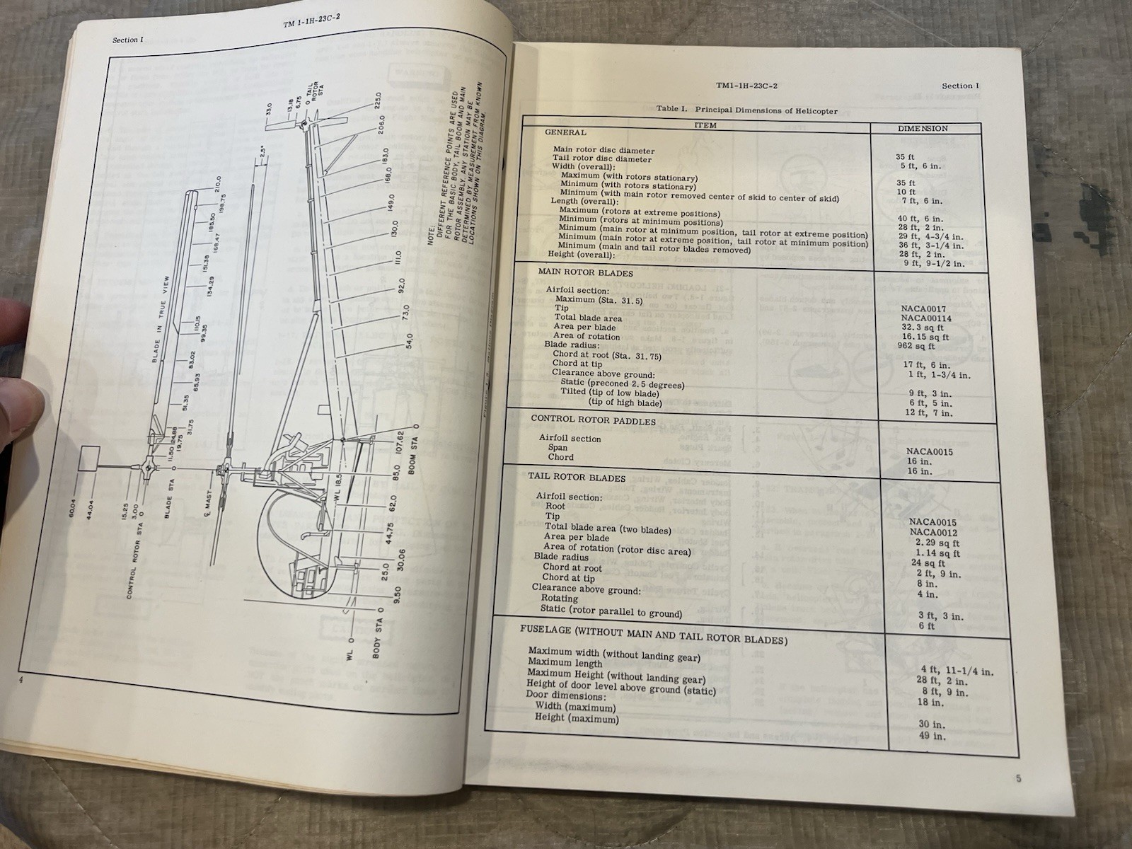Hiller H-23C Raven Helicopter Maintenance Instruction Manual - Jan 1961