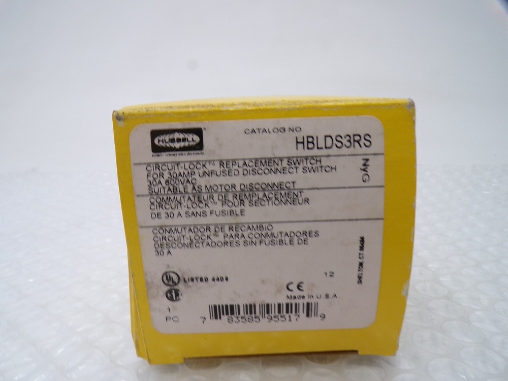 HUBBELL HBLDS3RS DISCONNECT SWITCH NSMP