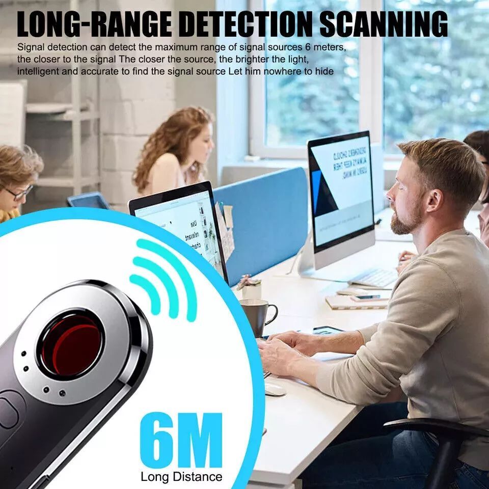 Mini Camera Detector GPS Tracker Finder Scanner Anti-Tracked Bug Prevent Monitor