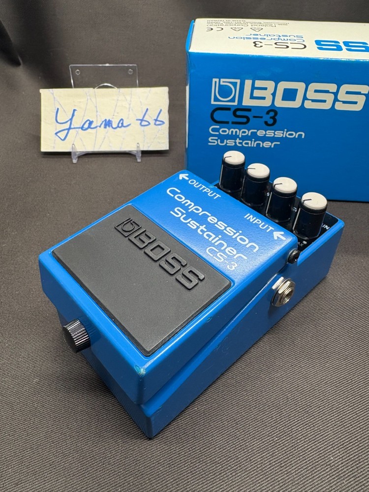 Boss CS-3 Compression Sustainer Guitar Effect Pedal with box