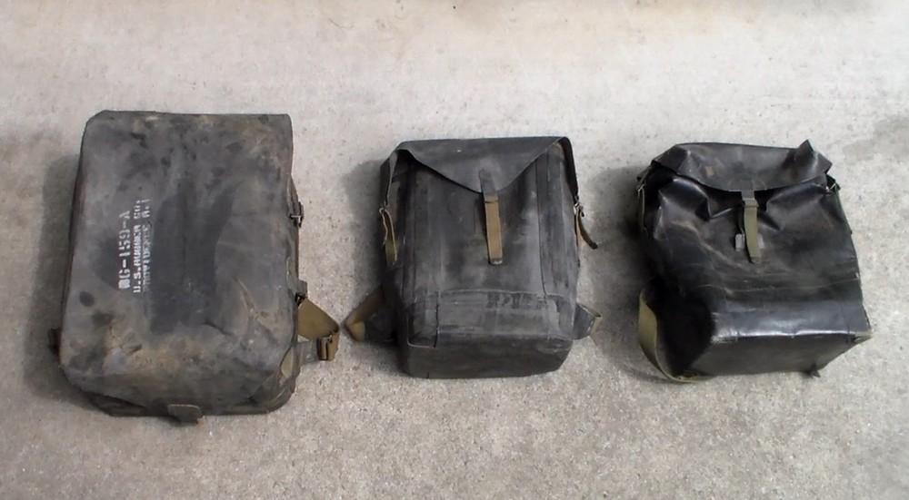 2 D-Day WW2 Bags & 1 Vietnam War "Bag, Medical Insturment And Supply Set Empty"