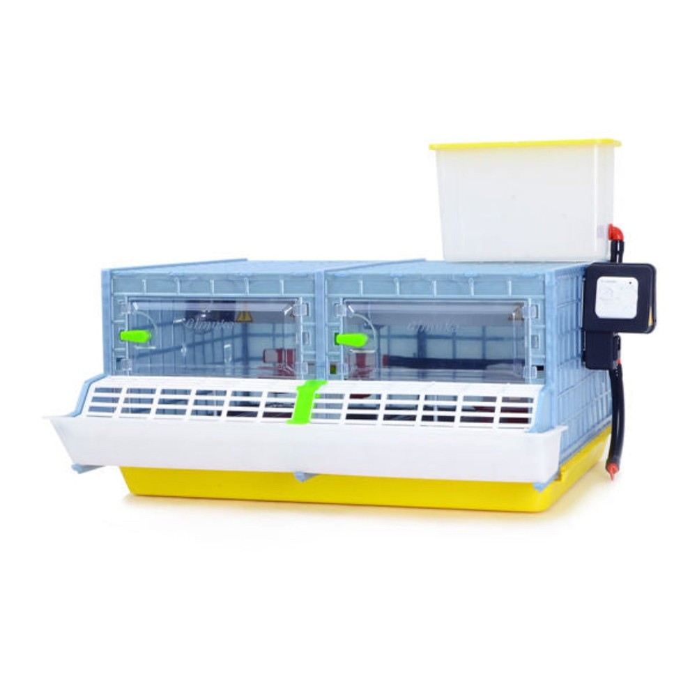 Chick Brooder - 2 Section H:9.5" (Starter Kit for Game Birds and Small Chicken )