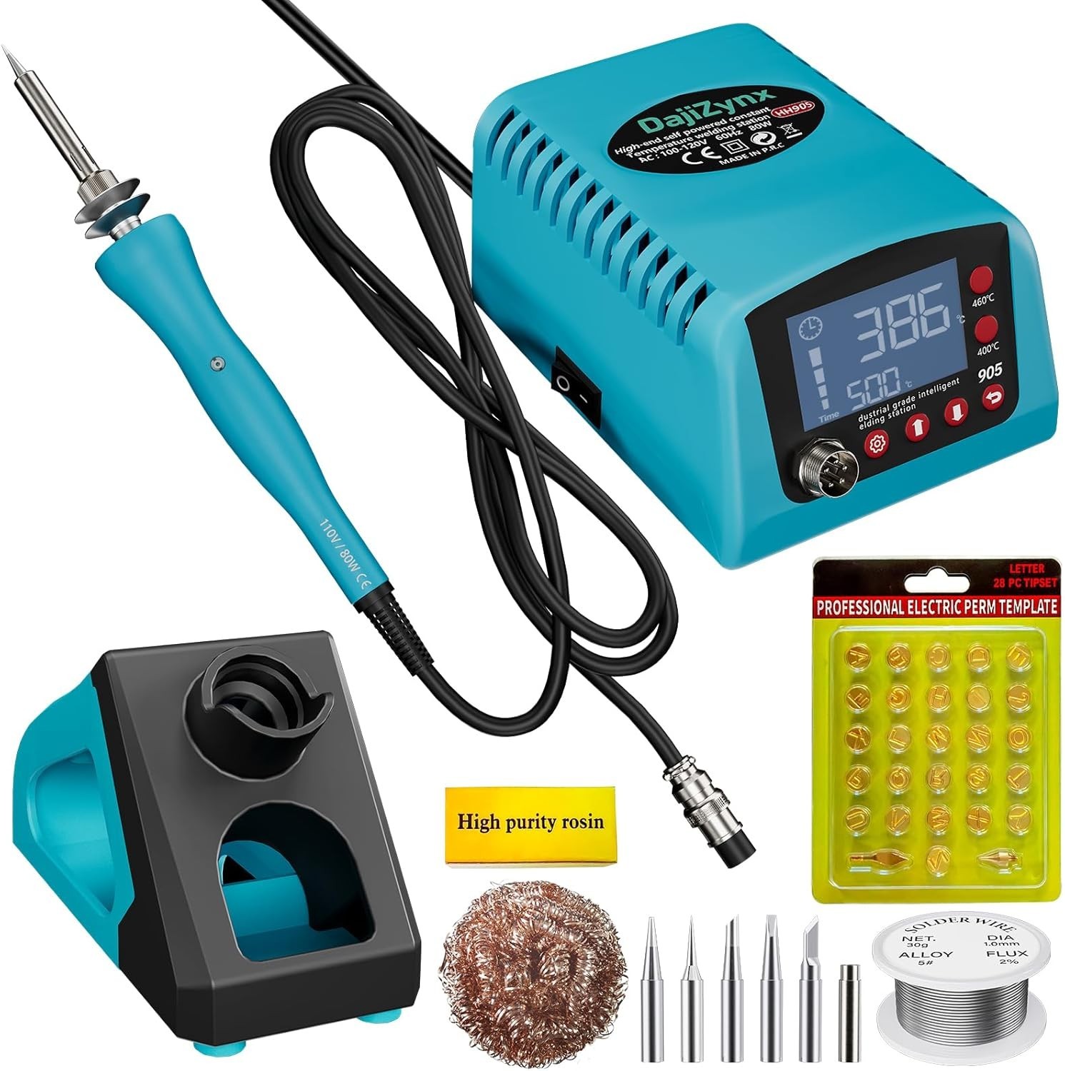 80 Watt Soldering Station, Digital Display Soldering Iron Station, Precision