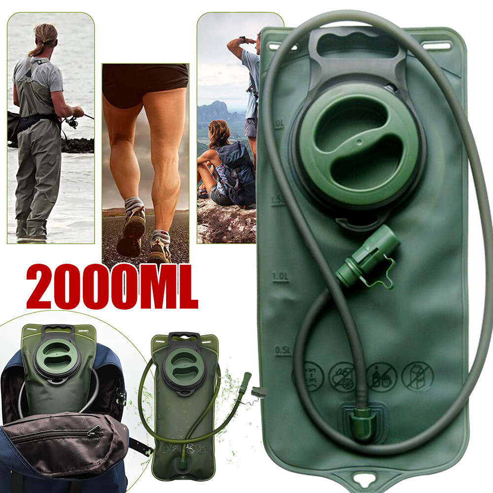 2L Water Bladder Backpack Hydration System Camel bak Pack Bag Camping Hiking US