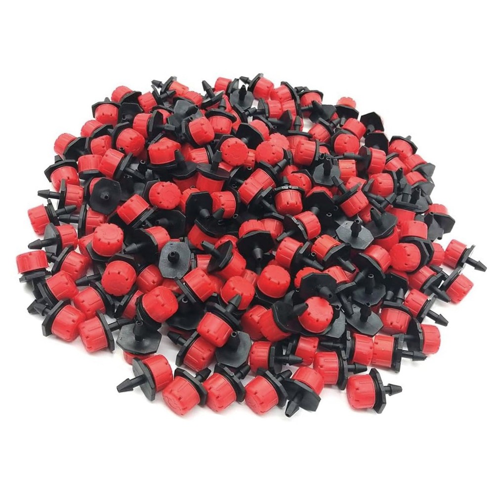 200pcs Micro Drip IrrigationWatering Nozzles Heads Support Automatic Cleaning