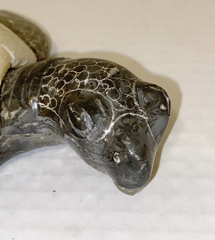 Marble Turtle Figurine