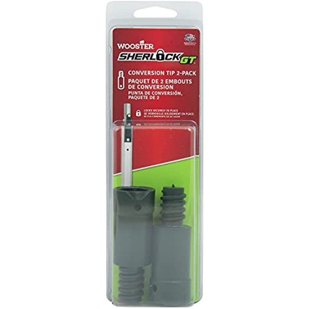 Wooster Brush R042 Sherlock GT Conversion Tip 2-Pack, Green