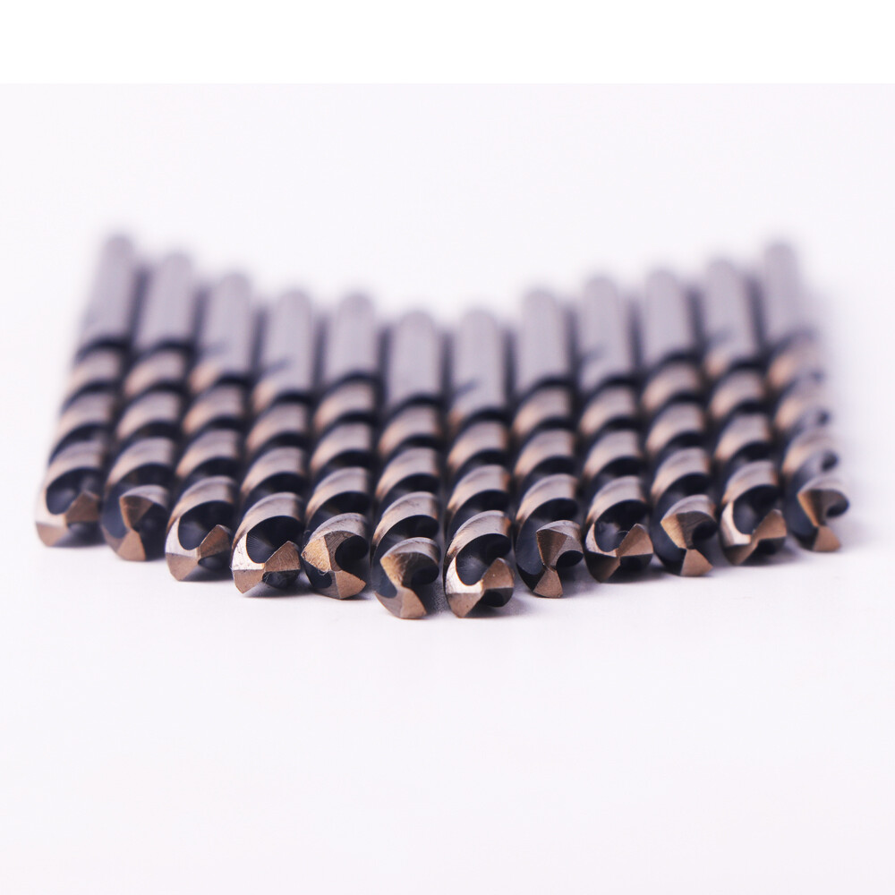 Drillforce 12PCS 1/16" Black Gold Drill Bits Set HSS Metal Woodworking Drill Bit