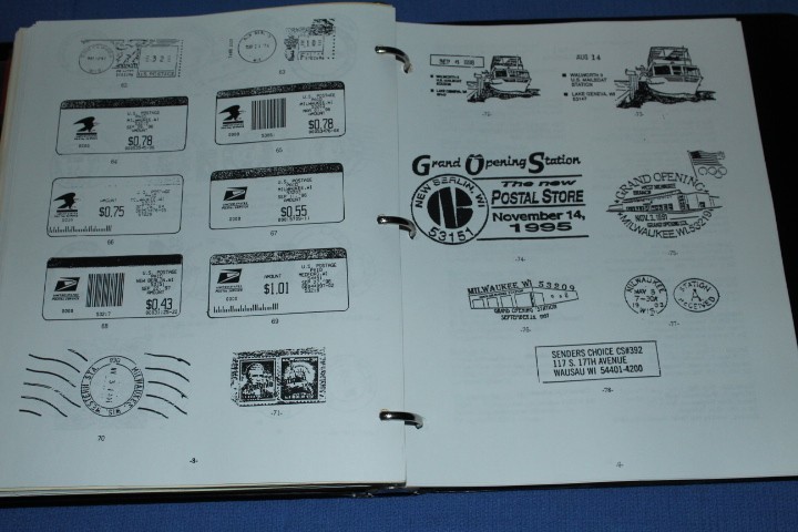 Wisconsin Postal History Various Topic Postmark Precancel related BlueLakeStamps