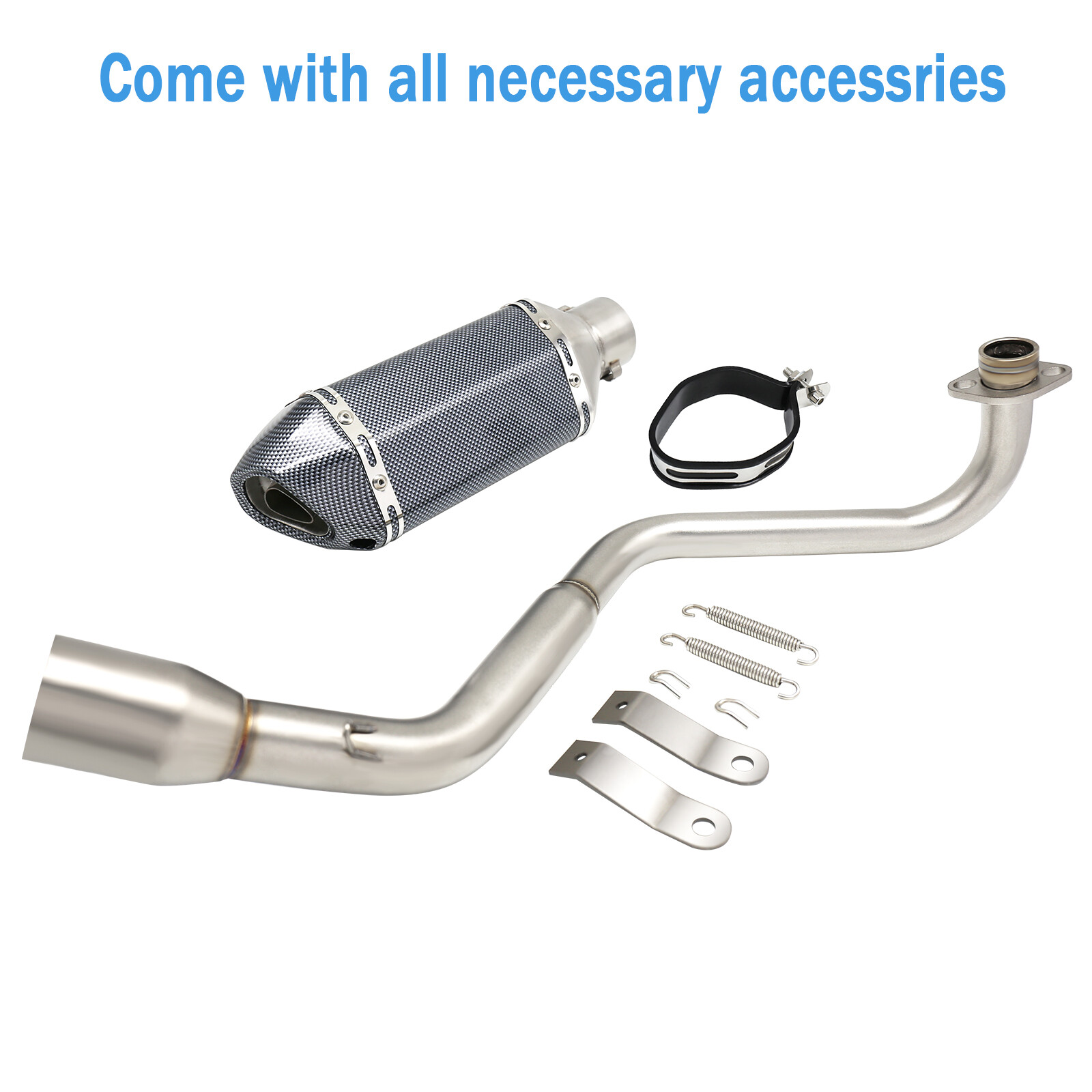 For Honda Grom 125 2013-2023 Full Exhaust System Slip-On Muffler On Pipe DB Kill