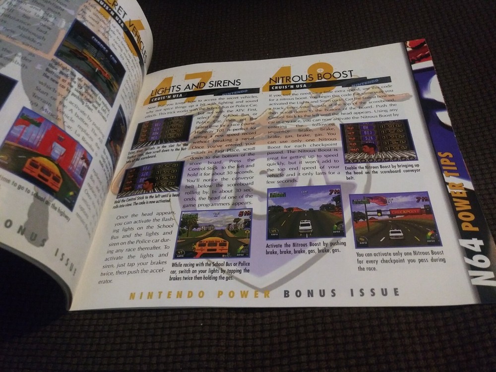 N64 Power Tips Nintendo Power Bonus Issue Strategy Guide
