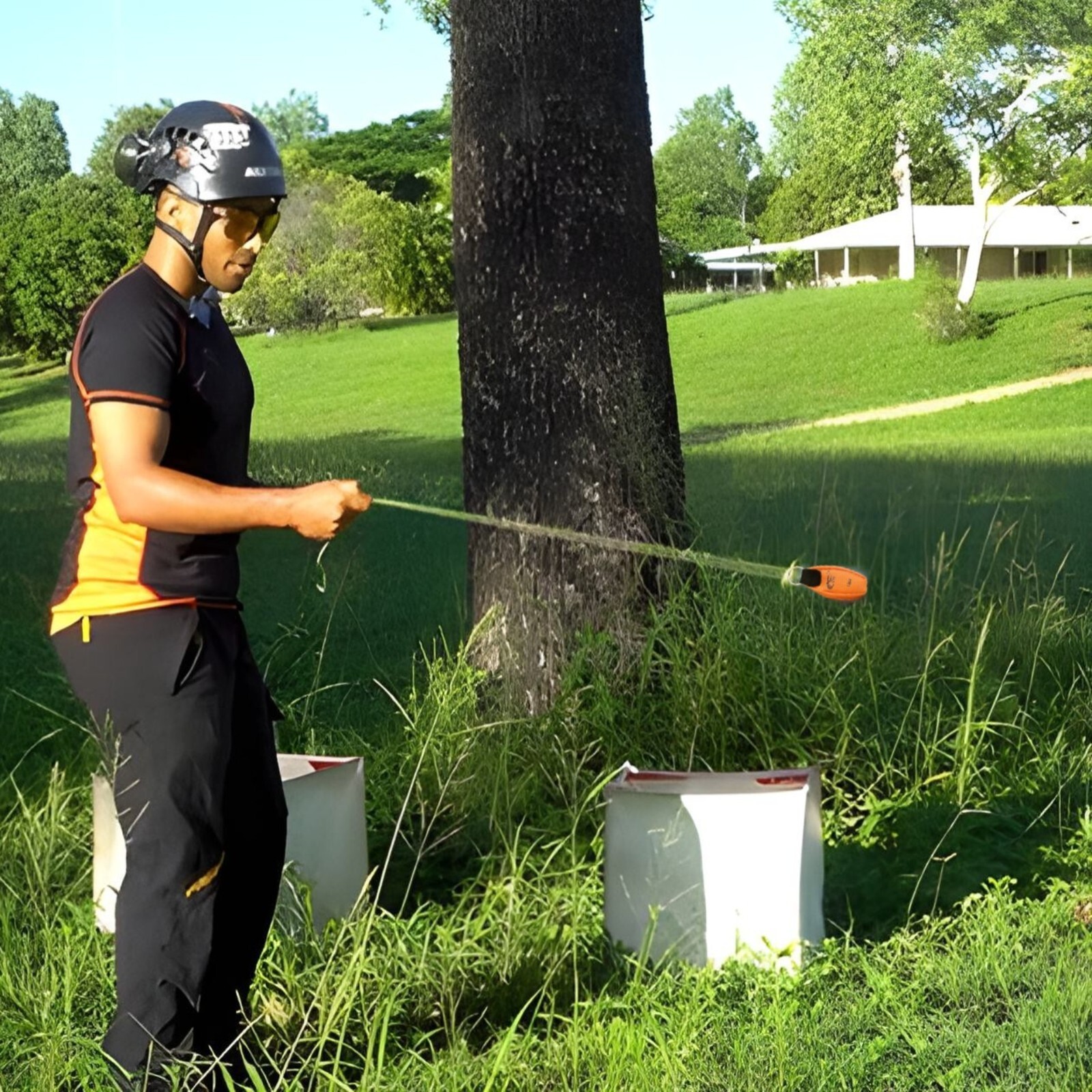 Arborist Climbing Throw Line 2 mm (1/12 in) 150 ft Spool Cord 200 lbs Tensile