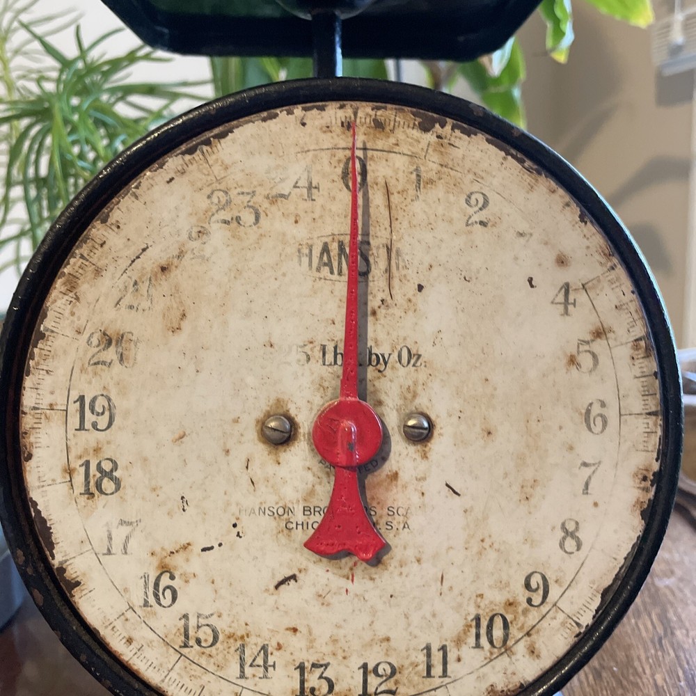 Vintage Hanson 25 lb. Scale