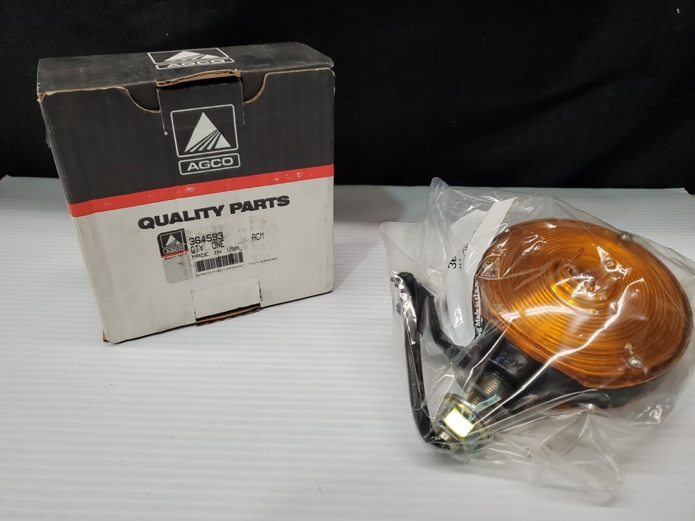 AGCO 364593 AMBER Warning Lamp Assembly Light