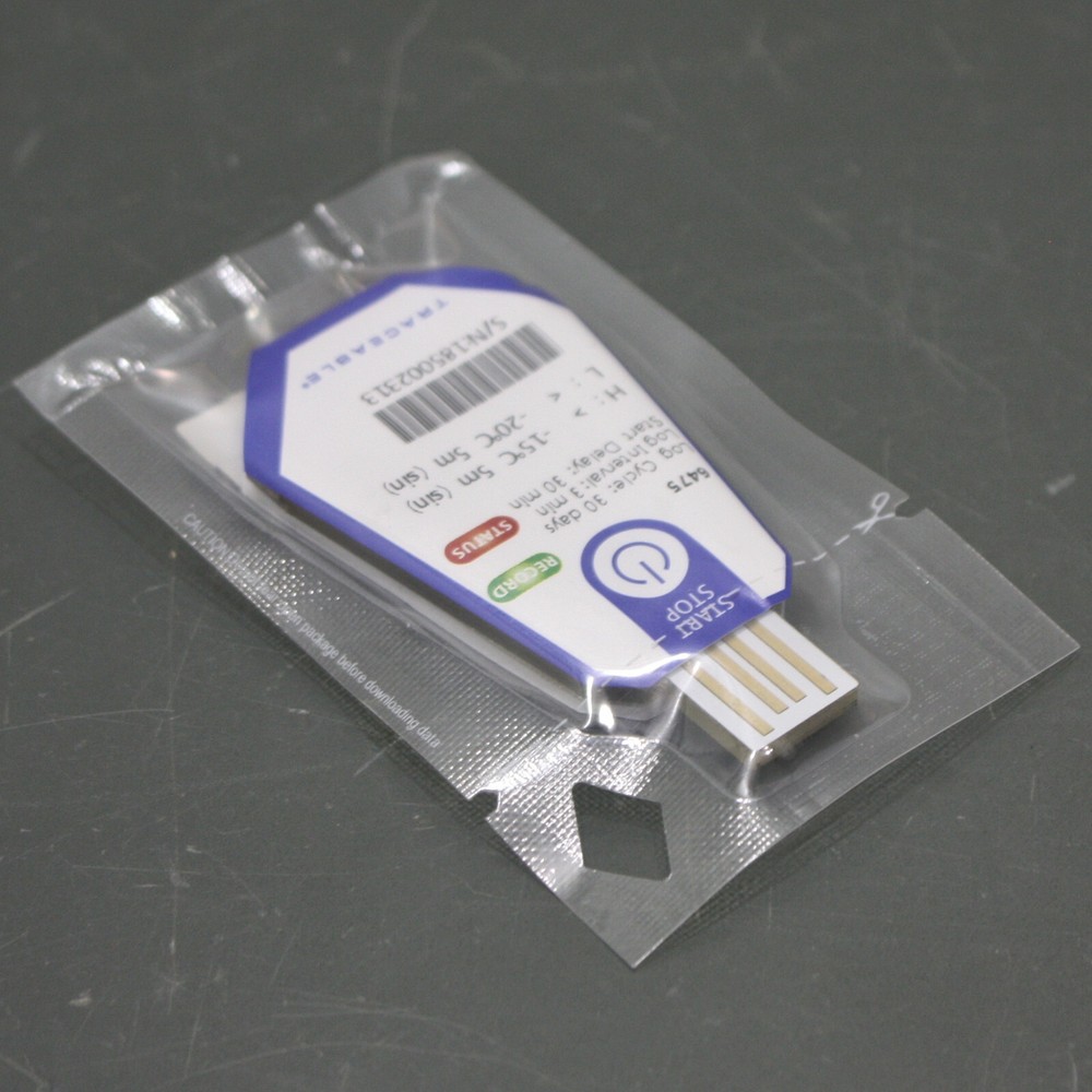 Traceable USB Temp Data Logger 6475, Single Use Thermometer, -15° C, -20° C