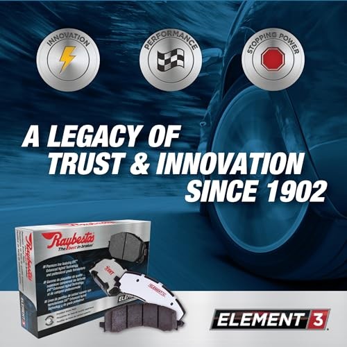 Element3 EHT Automotive Replacement Front Brake Pad Set for Selected Lexus