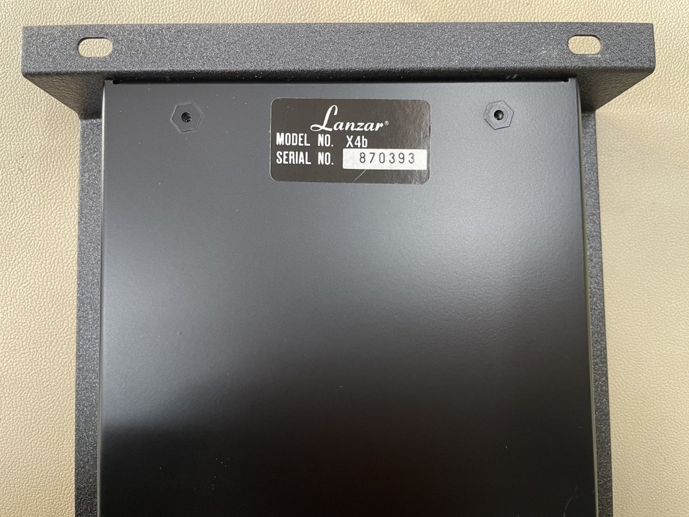 Old School Lanzar X4b — Optically Isolated Constant Bass Processor/Crossover,NOS