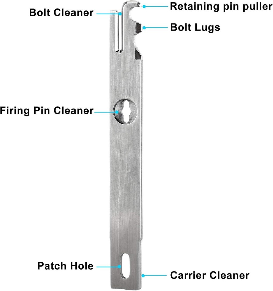 BCG Carbon Scraper Cleaning, Carbon Multi-Tool Scraper for Cleaning Maintenance