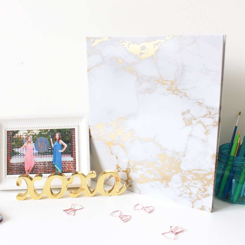 bloom daily planners Binder, Marble