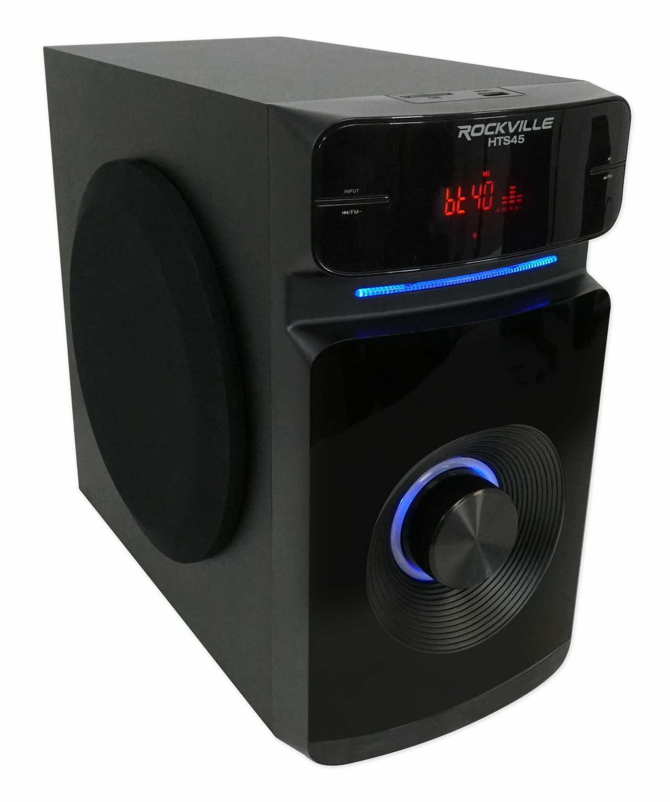 Rockville Home Theater/Karaoke Machine System w/5.25" Sub+(2) Wireless VHF Mics