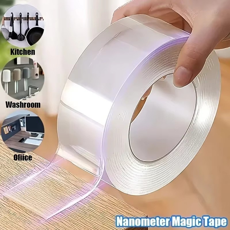 Alien Nano Tape Double Sided Heavy Duty Reusable Adhesive Stick Transparent Tape