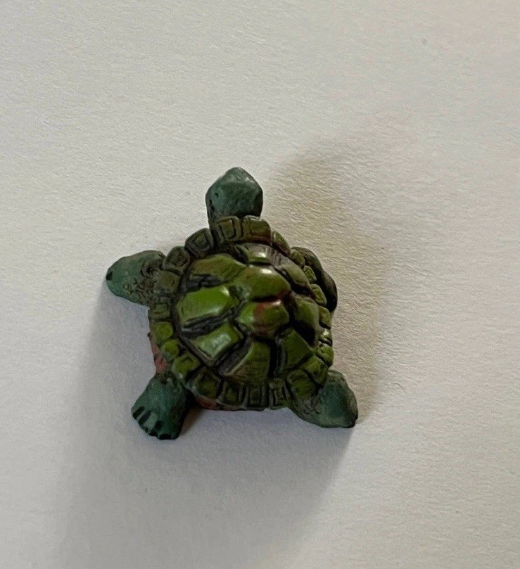 Tiny Turtle Miniature Mini Figure Figurine 3/4”
