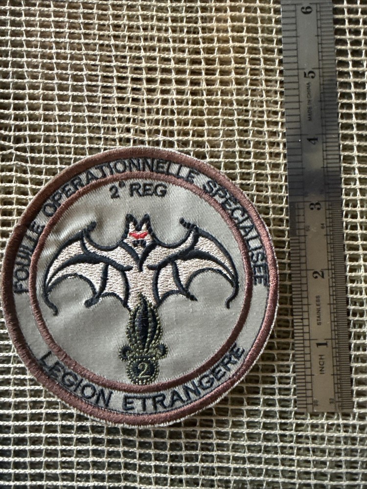 French Foreign Legion 2 Reg Patch Commando Group Patch -engineers