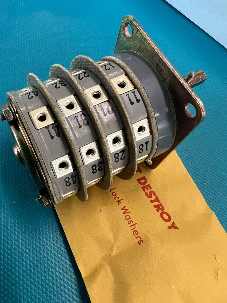 SWITCH ROTARY 8 position ELECTRO SWITCH
