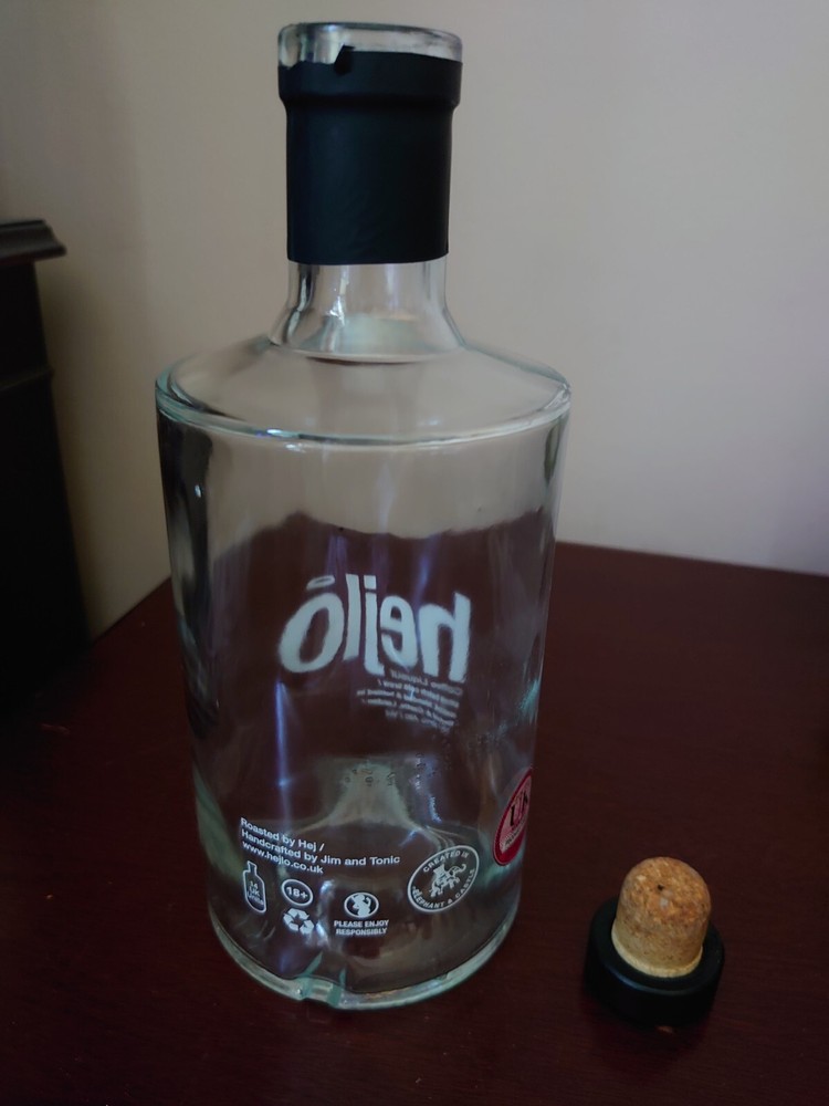 empty alcohol bottle for upcycling, craft, display, centrepiece, décor (Hejlo)