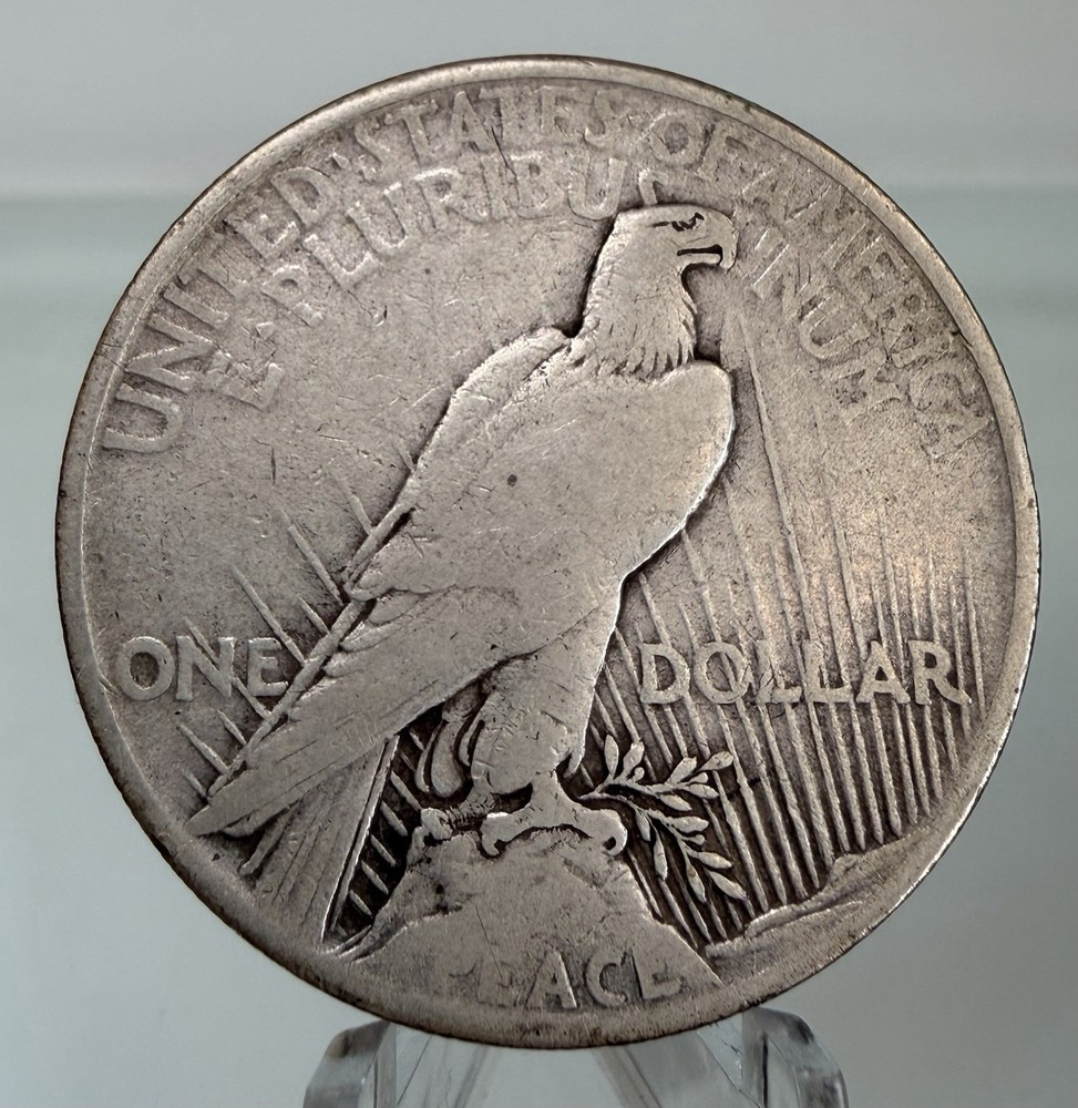 1921 Silver Peace $1 Dollar High Relief Key Date