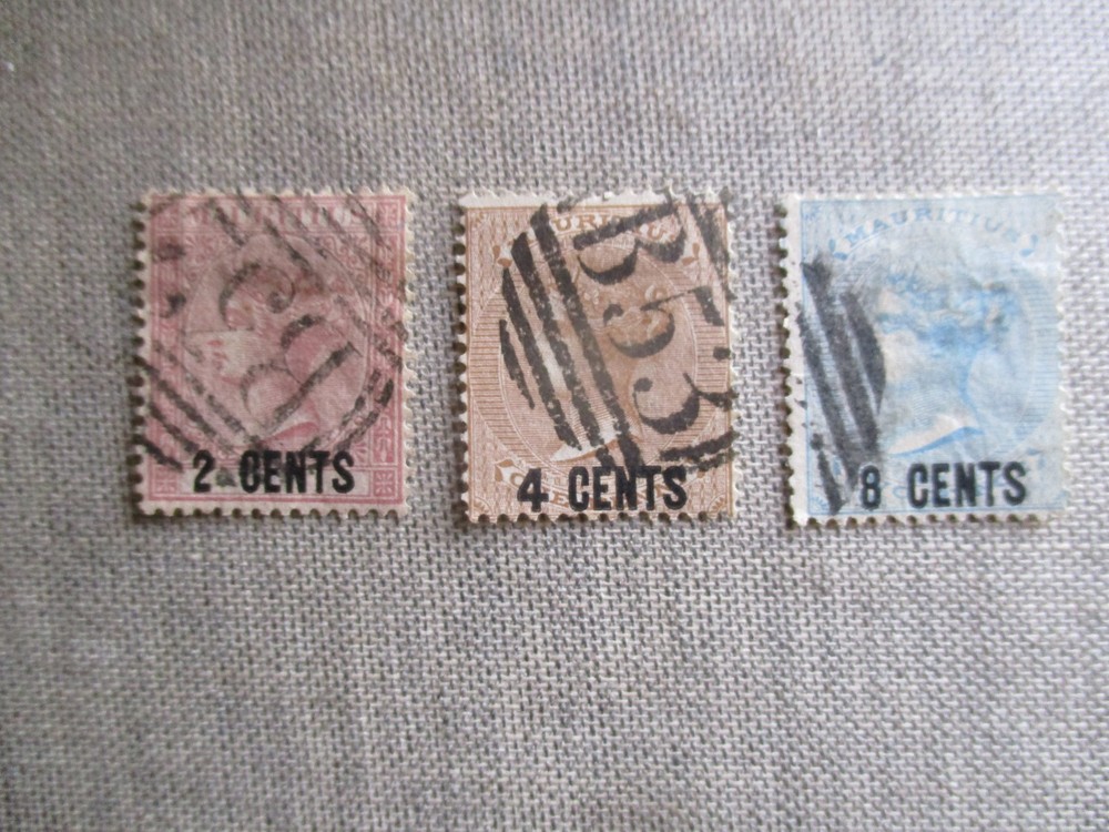 Mauritius, Scott# 50-52, used