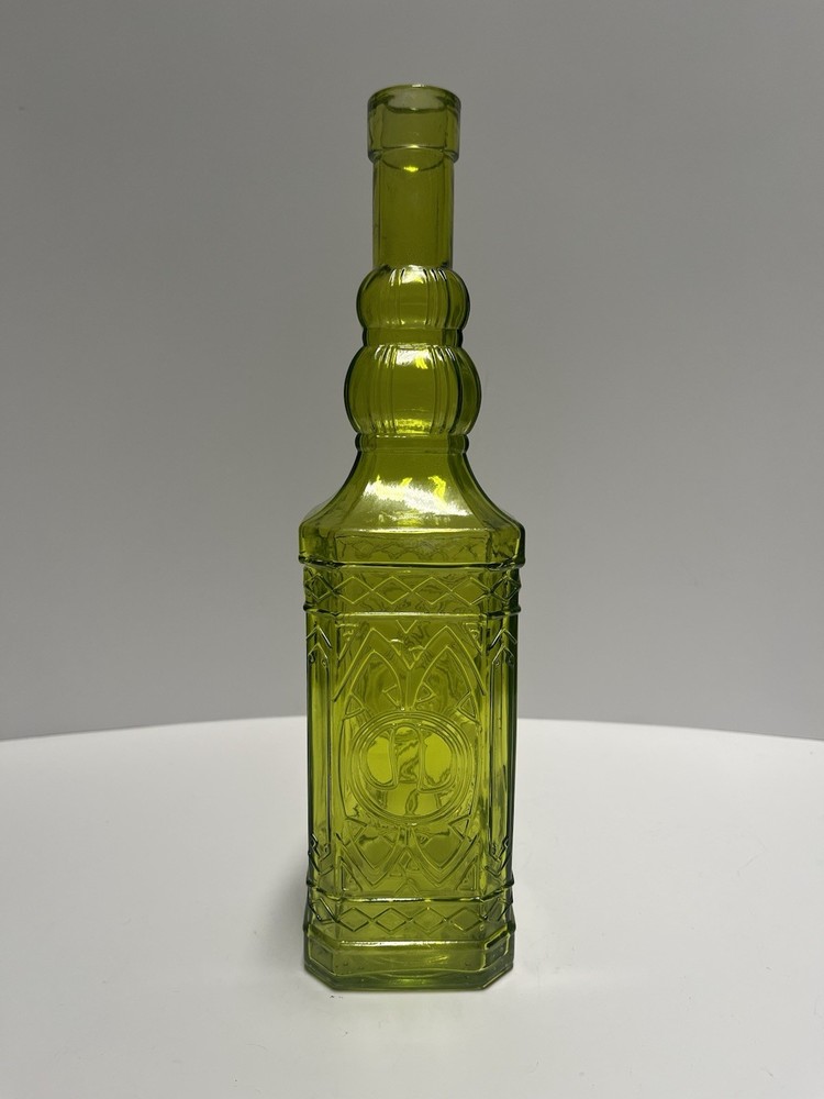 2 Craft Bottles Blue And Green