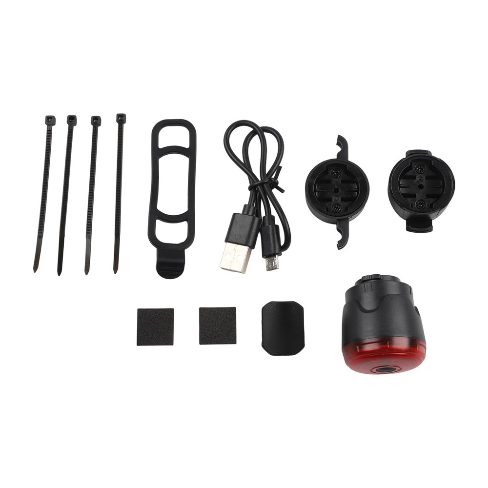 LED Tail Light with Domed Lens for Increased Side Visibility While Riding