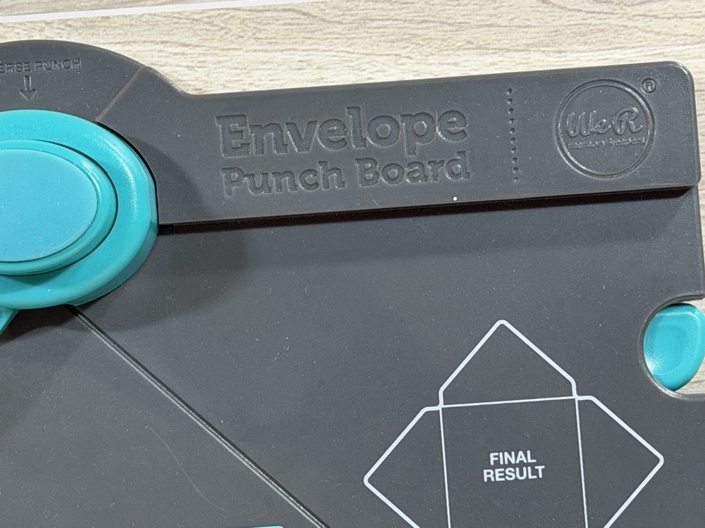 Envelope Punch Board used to create custom envelopes.