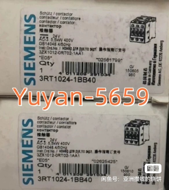 1 PC  NEW  3RT1024-1BB40   Contactor #B2382H  CL