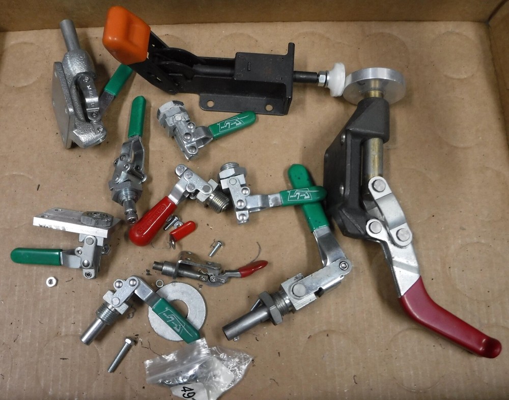 HOLD DOWN CLAMPS   GENEROUS ASSORTED LOT  FREE SHIP