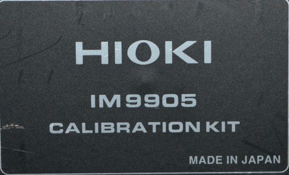 Hioki IM9905 Calibration Kit ++ NICE ++