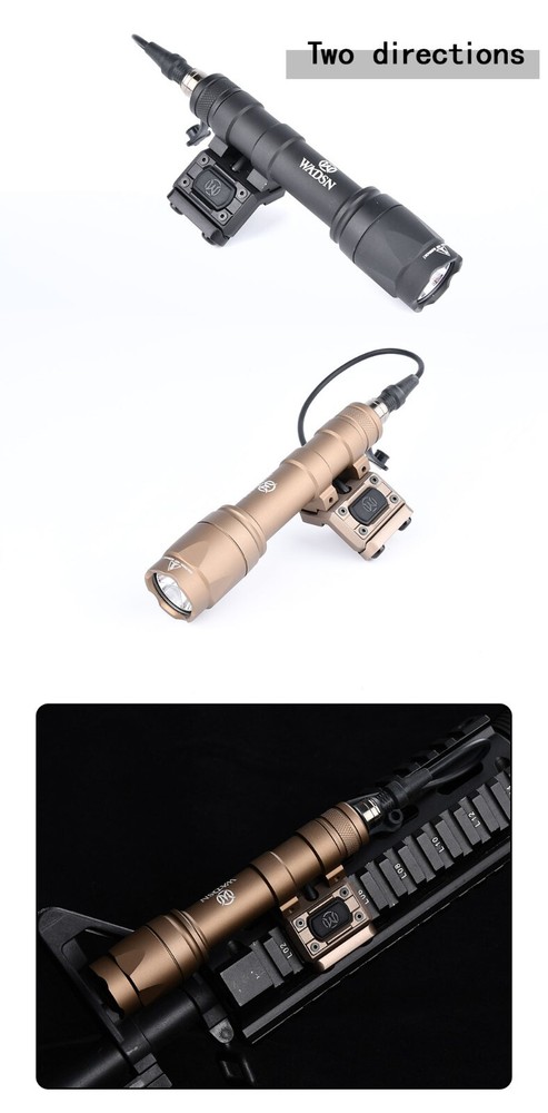 WADSN Tactical M300/M600 Flashlight ModButton Switch With Mount For Scout light