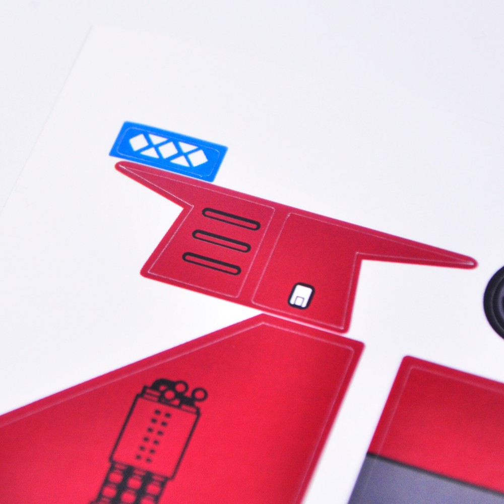 Replacement sticker for set 7675 Precut sticker