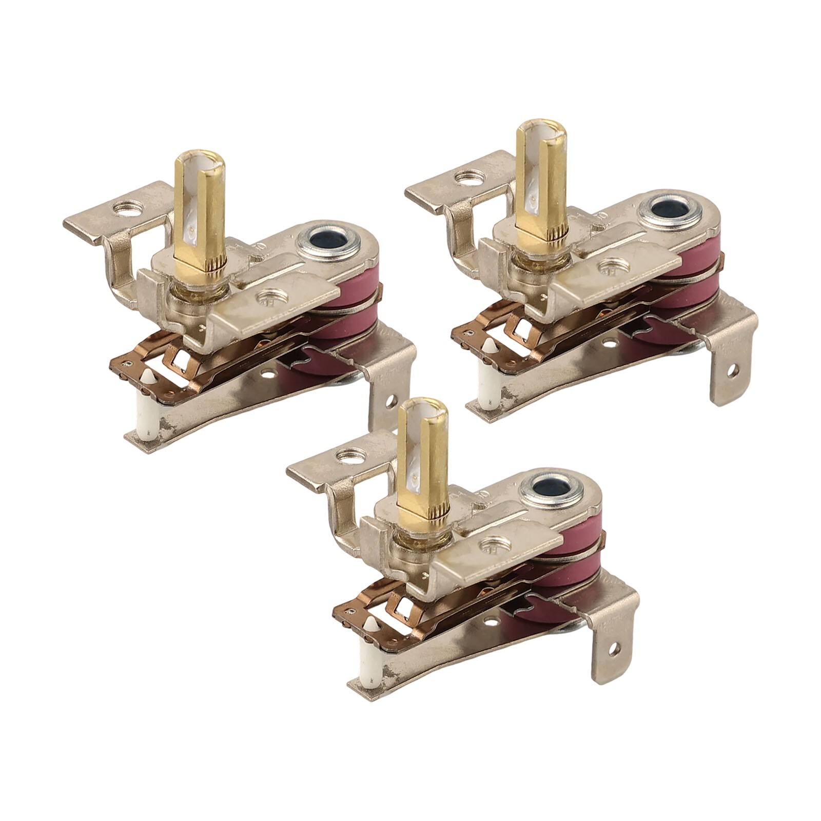 3pcs Adjustable Thermostat Temperature Switch AC 250V 16A for Electric Heater