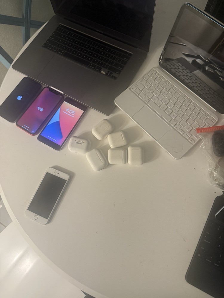 Apple Electronics Lot + PS4  + 6 AirPods  + MacBook