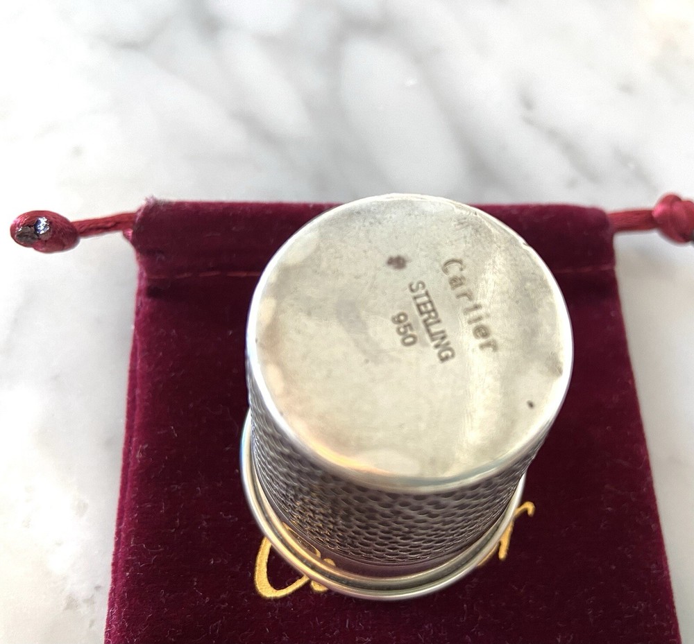 Cartier Sterling Silver Cup. Thimble