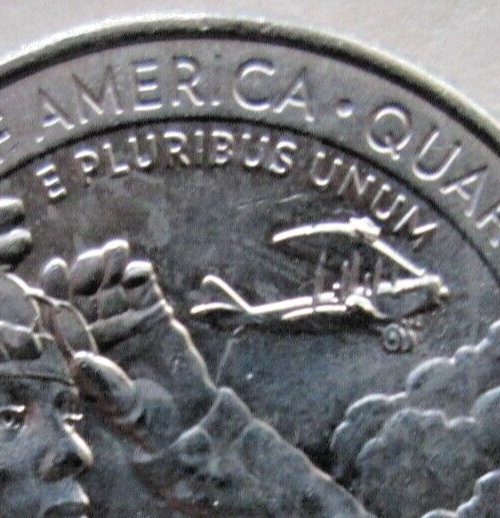 2023-P ATB "BESSIE COLEMAN", REVERSE (IDB) DIE CHIP ERROR, MS++, CIRCULATED