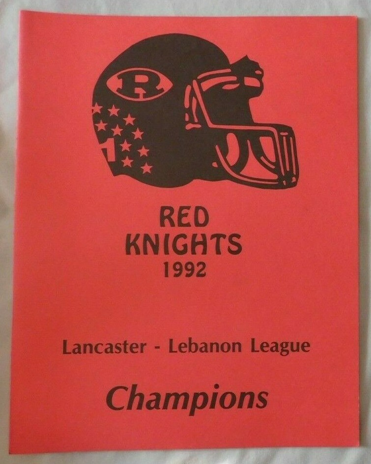 1992 Reading High School Football Program